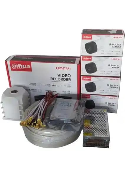 Dahua 4 Kanal 4 Kamera Güvenlik Seti: Yönetsel HD Kayıt ve Mobil Kurulum Kolay