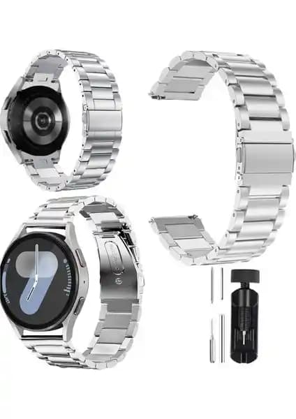 Fibaks Redmi Watch 5 Active/Lite için Paslanmaz Çelik Klipsli Kordon ve Kısaltıcı