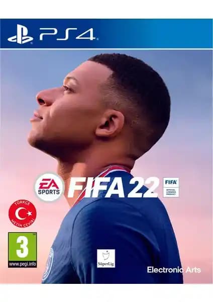 FIFA 22 PS4 Türkçe Menü ile Süper Lig Lisansı ve Çoklu Modlarla PS5 Uyumlu Gerçek Deneyim