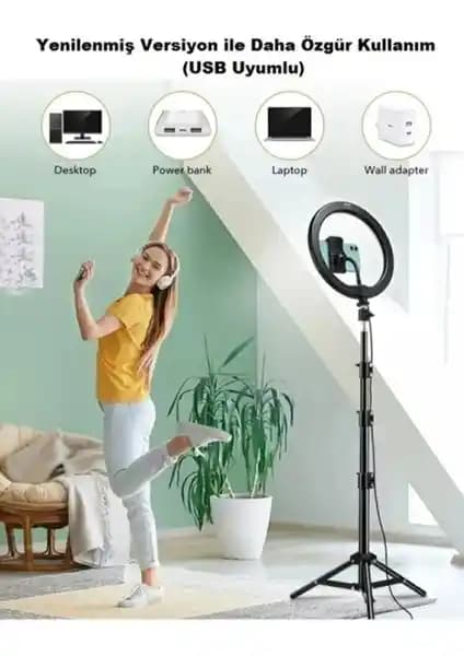 Gaman Tripodlu İçerik Üreticisi Selfie: 210 cm Yükseklikli LED Işık Sistemi İncelemesi