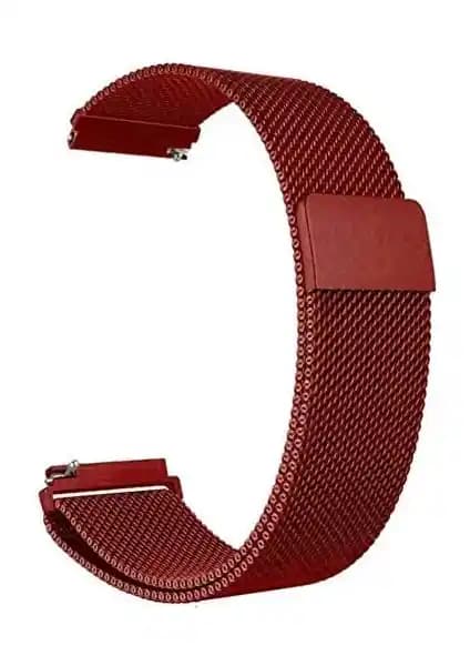 Huawei Watch GT serisi ve Honor Magic 2 için Milano Loop kordon 42mm manyetik kilitli örgü