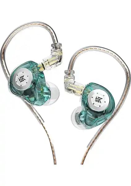 KZ EDX Pro Kablolu Kulaklık - Yeşil, Dayanıklı Tasarım ve Dengeli Ses Performansı