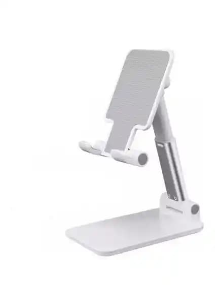 Mi7a Masaüstü Katlanabilir Tablet ve Telefona Tutucu Aynalı: Yükseklik Ayarlı Kaymaz Koruma