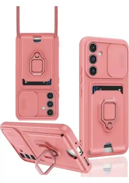 Moveteck Galaxy A17 5G Kılıfı: Çok Yönlü Koruma, Kartlık ve Kamera Kapama Özellikleri