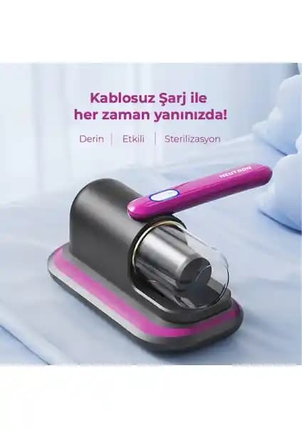 Neutron UV-C Sterilizasyonlu Şarjlı El Süpürgesi: Yatak ve Koltuk Temizliğinde Kapsamlı İnceleme