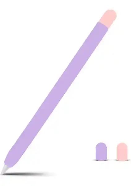 NovStrap Apple Pencil 2 Nesil Silikon Kılıfı: Slim Fit ve Manyetik Tutunma, Kırmızı-Siyah