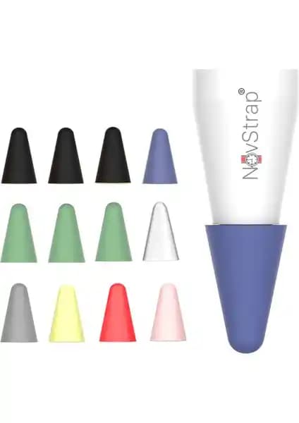 NovStrap Apple Pencil Uyumlu Silikon Uç Koruyucu Seti: 12 Renkli Paket İncelemesi
