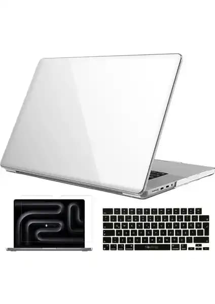 NovStrap Şeffaf Koruma Seti: MacBook Pro 14 inç M3/A2992/A2918 Uyumlu İnceleme