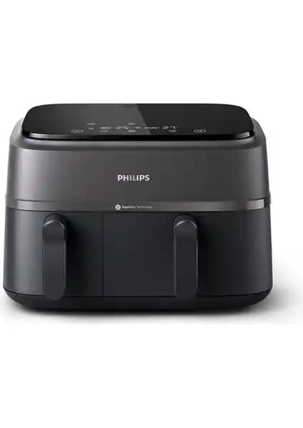 Philips 3000 Serisi NA350/00 Çift Hazneli Airfryer ile Akıllı ve Sağlıklı Pişirme