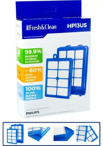 Pro Fresh & Clean: Philips Fc 9923 Marathon Ultimate Uyumlu Ön ve Arka HEPA Filtre Seti