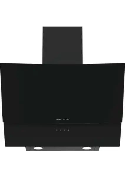 Profilo DVE6G560 Siyah Cam Duvar Tipi Davlumbaz: 60 cm, Kanal veya Bacasız Kurulum