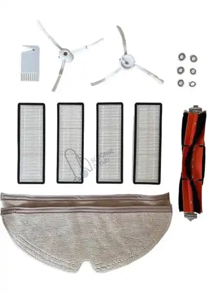 Roborock S5 Max Beyaz 16'lı Yedek Parça Seti - S5/S50/S51/S55, E20-E35 Uyumlu