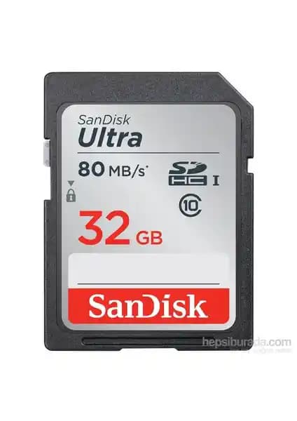 Sandisk Ultra SDHC 32GB SDSDUNC-032G-GN6IN: SDHC/UHS-I Kartı için Güvenilir Performans