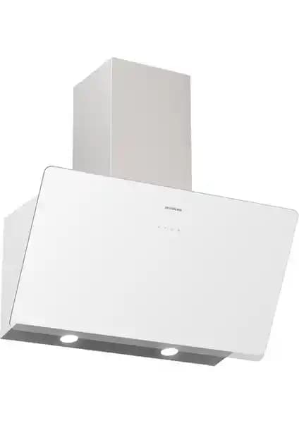 Silverline 3457 Soho 60 cm Cam Davlumbaz Beyaz – Duvar Tipi, Şık Tasarım ve Güçlü Çekiş