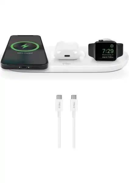 Ttec Aircharger Trio ile iPhone, Apple Watch ve AirPods için tek noktadan hızlı kablosuz şarj deneyimi