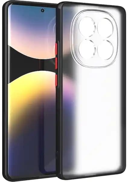 Wowacs Redmi Note 14 Pro 4G için Mat Arka Yüzeyli ve Kontrast Düğmeli Koruma Kılıfı