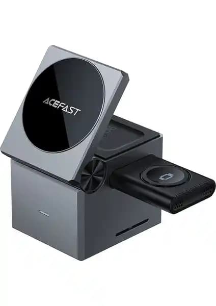 Acefast Katlanabilir Kablosuz Hızlı Şarj Standı Apple Ekosistemine Uygun Modern Tasarım