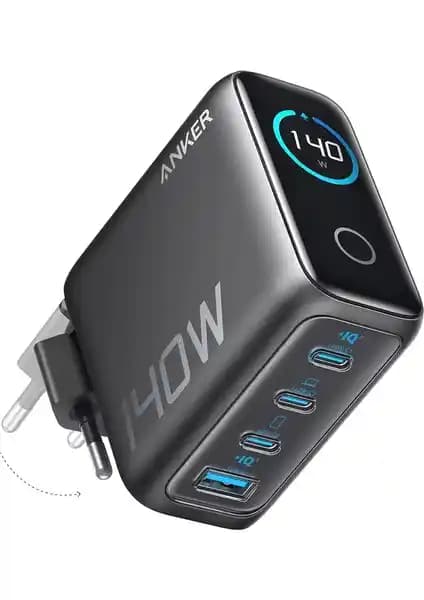 Anker 140W 4-Port Hızlı Şarj Cihazı Güç ve Performans Sunan Taşınabilir Teknoloji