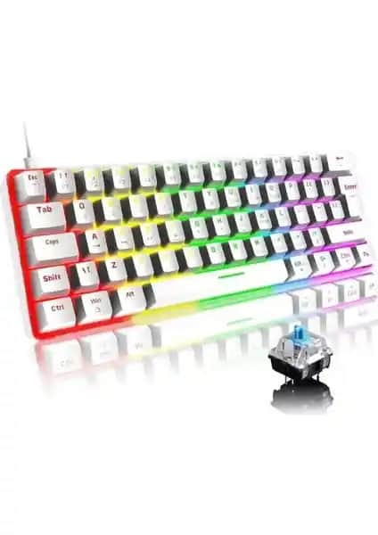 ATAsoft 0 ve Sarftech T60 Beyaz RGB Kablolu Oyun Klavyeleri Karşılaştırması