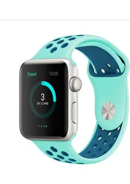 Case 4U Apple Watch Seri 7/6/SE/5/4 Delikli Spor Kayışları Şıklık ve Fonksiyonellik Sunar
