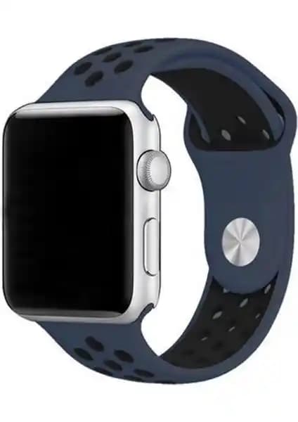 Case 4U Delikli Spor Kayış Apple Watch Series 4-7 için şık ve hava alan tasarım