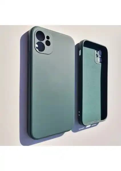 iPhone 11 İçin Köşeli Silikon Kılıf Modern Tasarım ve Maksimum Koruma Sağlar