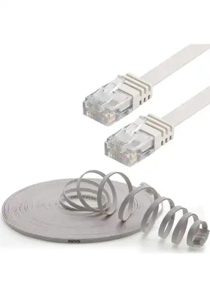 IRENIS CAT6 Yassı ve Obutech 20 Metre Ethernet Kablosu Karşılaştırması 1