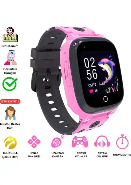 Jetzu 4g Görüntülü Konuşma ve GPS Takipli Akıllı Çocuk Saati Güvenli ve Kullanışlı Çözüm