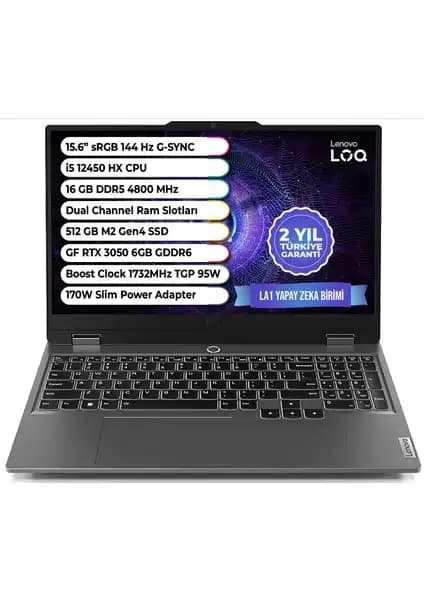 Lenovo LOQ 15IAX9 ve Lenovo Loq Karşılaştırması: Oyun Performansı ve Özellikler 2