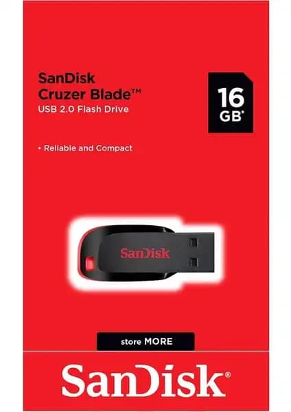 Sandisk Cruzer Blade 16GB ve 64GB Modellerinin Karşılaştırması ve En İyi Seçenekler 1