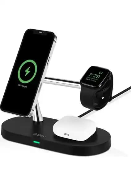 Ttec Aircharger Quattro M Çoklu Kablosuz Şarj Standı Apple Ekosistemine Uygun