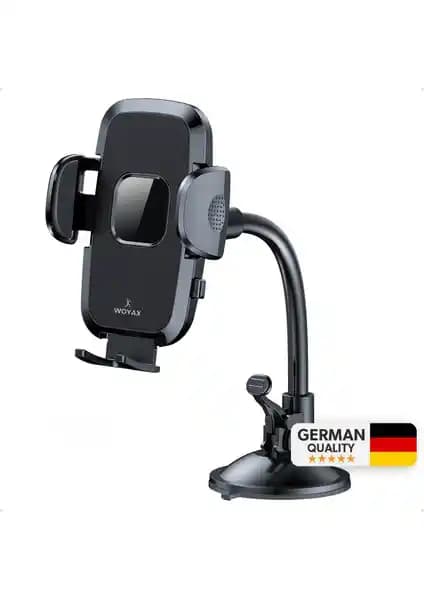 Woyax Active 360 Vantuzlu Araç İçi Telefon Tutucu Güvenli ve Pratik Kullanım İçin