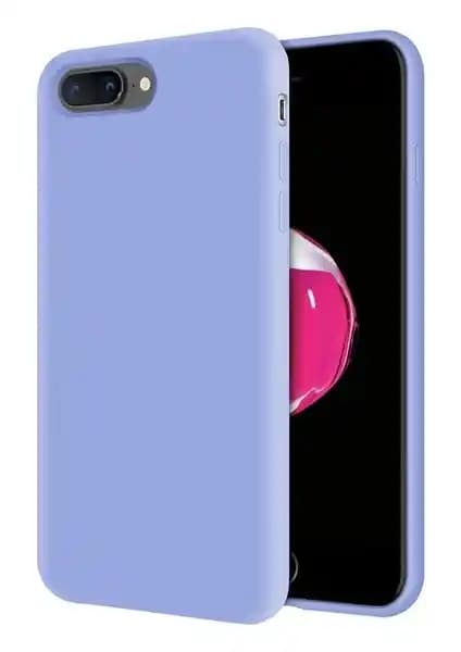 Apple iPhone 7 Plus ve 8 Plus için Kadifemsi Silikon Kılıf Estetik ve Koruma Sağlar