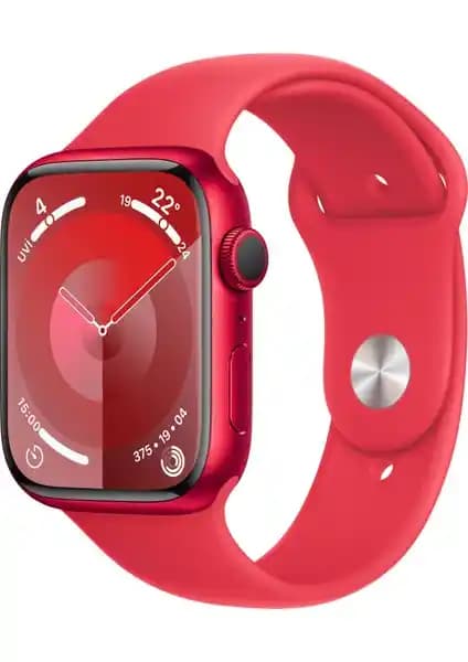 Apple Watch Seri 9 GPS 45mm (PRODUCT)RED Akıllı Saat ile Sağlıklı ve Şık Yaşam