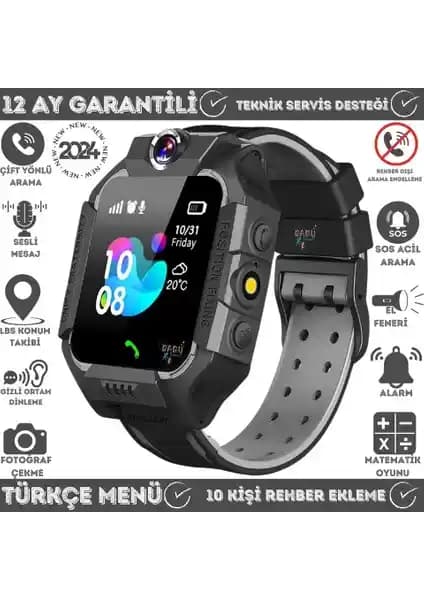 Ekmek Teknem Q500 Çocuk Takip Saati Güvenlik ve Konum Takibi Özellikleri