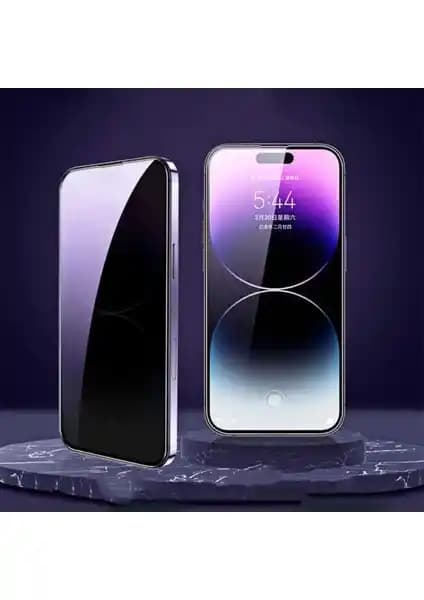 Fibaks Apple iPhone 14 Pro Max Uyumlu Gizli Tamperli Ekran Koruyucu ile Maksimum Güvenlik ve Estetik