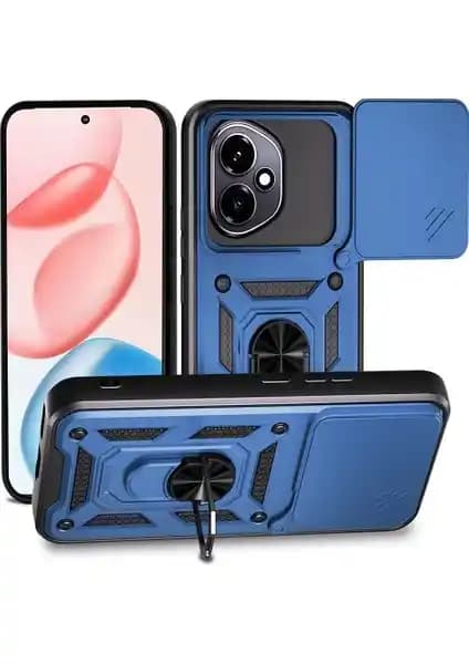 Honor 400 için dayanıklı ve şık çift katmanlı silikon telefon kılıfı