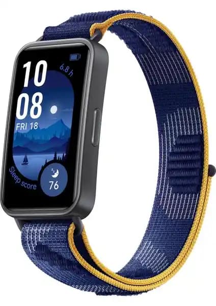 Huawei Band 9 Mavi Naylon Akıllı Bileklik Sağlık ve Tasarım Özellikleri