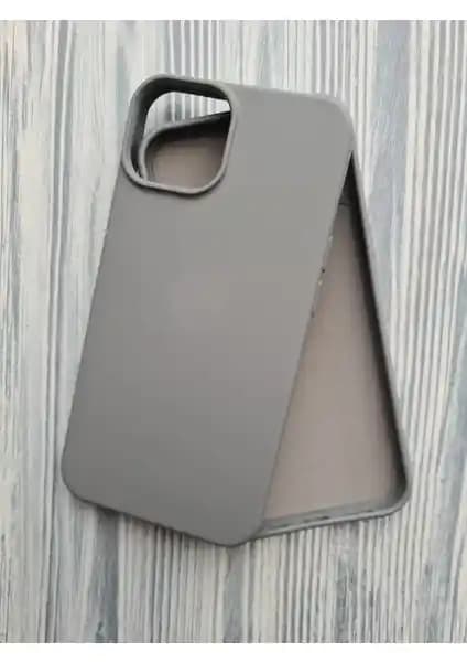 iPhone 14 için şık ve dayanıklı kadife silikon lansman kılıfı detayları