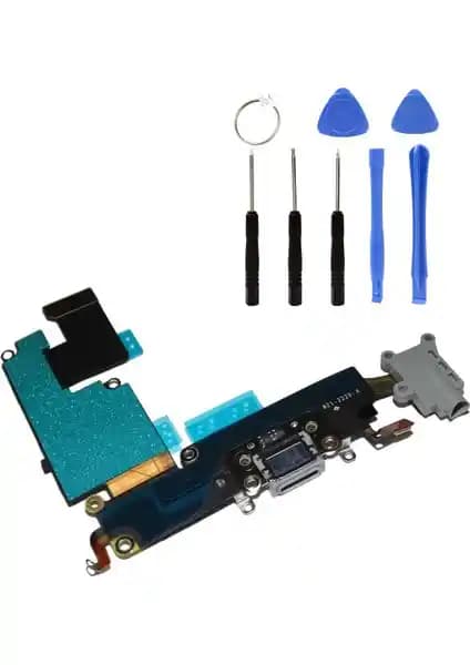 iPhone 6s Uyumlu Siyah Şarj Soketi Tamir Seti ile Telefonunuzun Sorunlarını Hızla Çözün