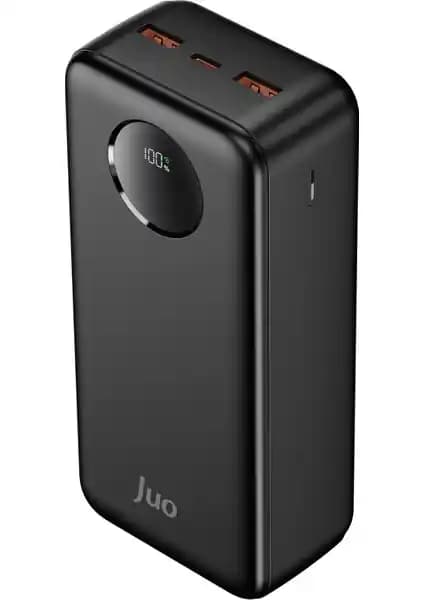 Juo 30000MAH 22.5W Dijital LED Ekranlı Powerbank Güç ve Şıklığın Buluştuğu Çözüm