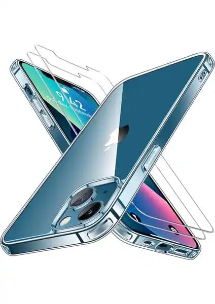 M.TK Moveteck Apple iPhone 13 Kılıf ve Ekran Koruyucu Seti Yüksek Koruma ve Şıklık Sunar