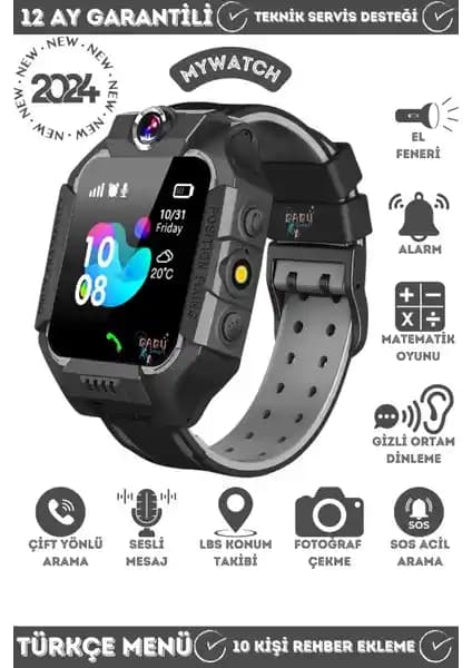 My Watch LBS Konumlu Akıllı Çocuk Takip Saati Güvenlik ve İletişim Özellikleri