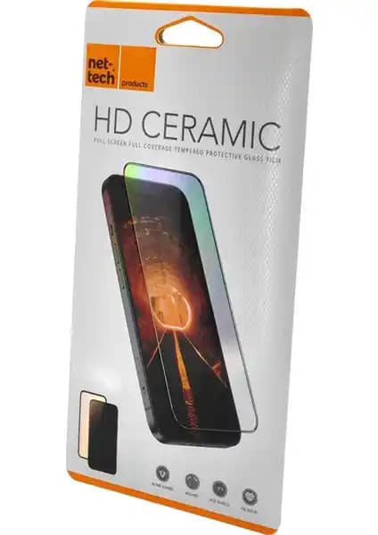 Nettech Seramik Nano Ekran Koruyucu iPhone 14 Pro Max için Tam Uyum ve Dayanıklılık