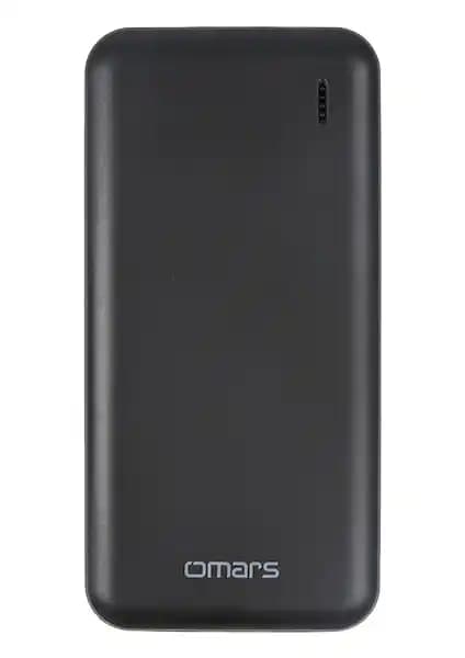 Omars 10000mAh 20W Type-C PD ve 2 USB-A Çıkışlı LED Işıklı Powerbank Türkiye