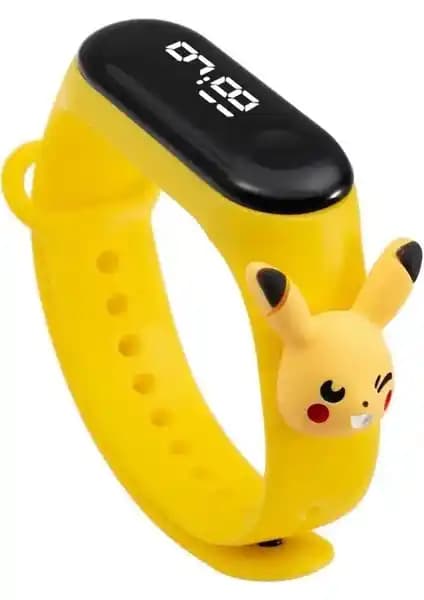 Onkatech Dijital Çocuk Kol Saati Su Geçirmez LED Ekran Figürlü Tasarım