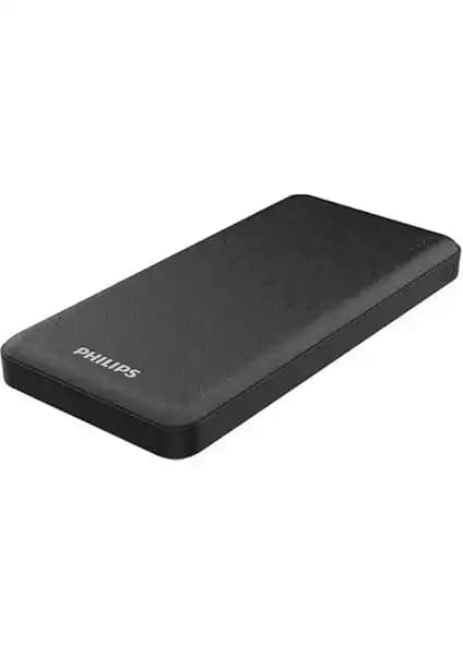 Philips DLP1910NB Siyah 10.000 mAh Kapasiteli Powerbank Güç ve Taşınabilirlik Sunar