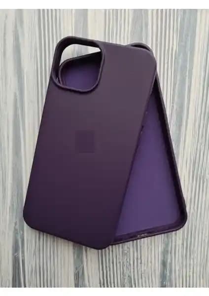 Pirok Store iPhone 14 Kadife Silikon Lansman Kılıfı Şıklık ve Koruma Sunar