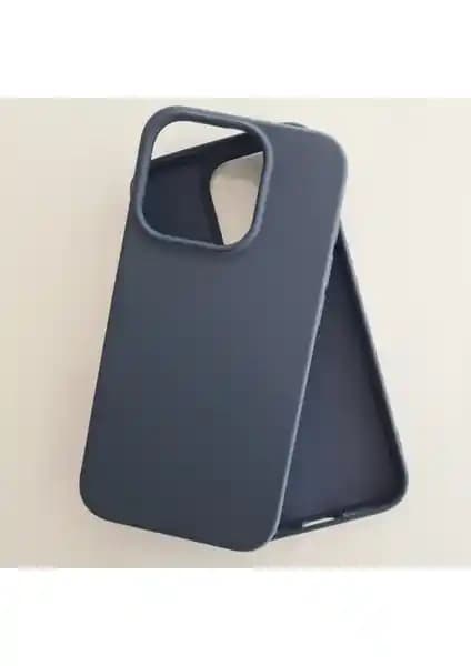 Pirok Store Kadife Silikon Kılıf iPhone 15 Pro Max için Maksimum Koruma ve Şıklık