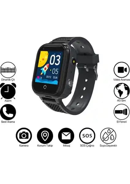 Robeve Olivfant Akıllı Saat Çocuk Güvenliği ve Çok Fonksiyonlu Teknoloji Özellikleri